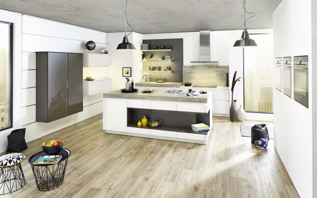 Cucina purista black and white