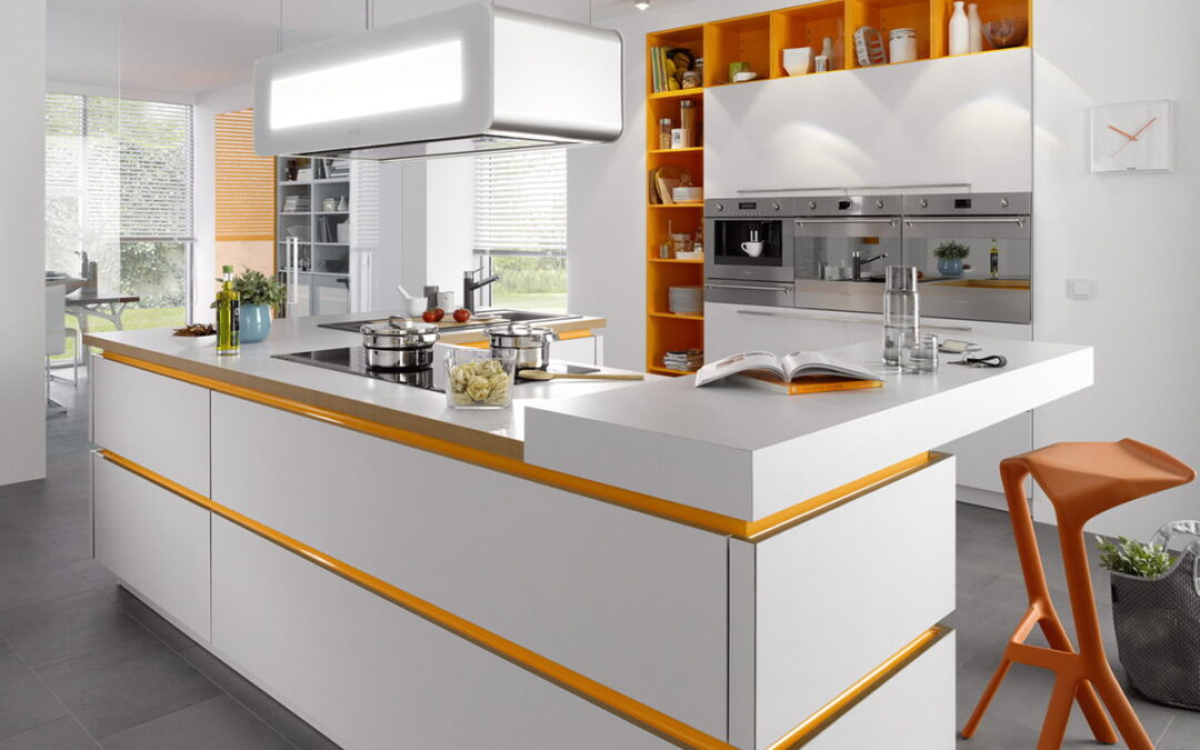 Cucina purista orange